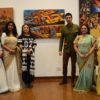 Sandip Soparrkar, Sharbani Mukherjee and Manju Lodha inaugurates India on Canvas An Exhibition of Paintings