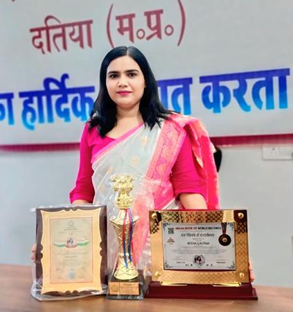 Reena Gautam Honoured With Prestigious Bharat Gaurav Samman Award