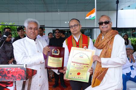 His Eminence Prof. Dr. Madhu Krishan Graces 80th Independence Day Celebration At Manipal Hospital
